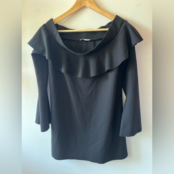 Zara Off the Shoulders Ruffle Dress M - Picture 1 of 7